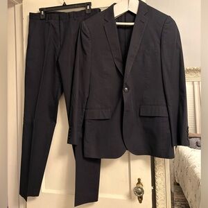 JCrew Ludlow Slim black 2 piece suit